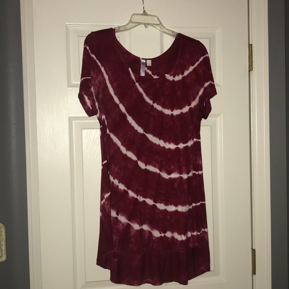 Red Tie Dye Francesca’s Top